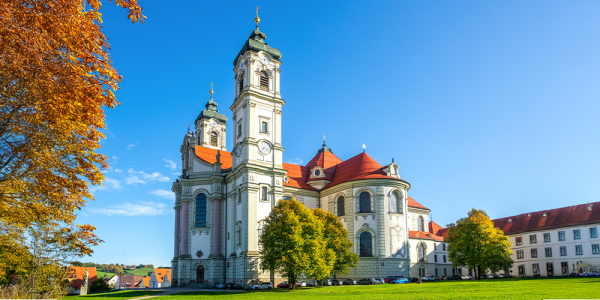 Die Basilika und das Kloster in Ottobeuren
